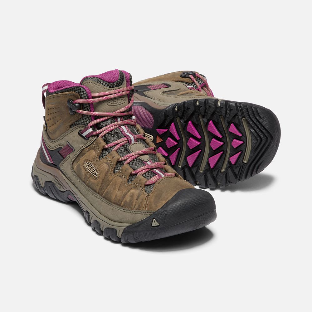 Keen Laarzen Dames Bruin - Targhee Iii Waterproof Mid - 43967-MRPU